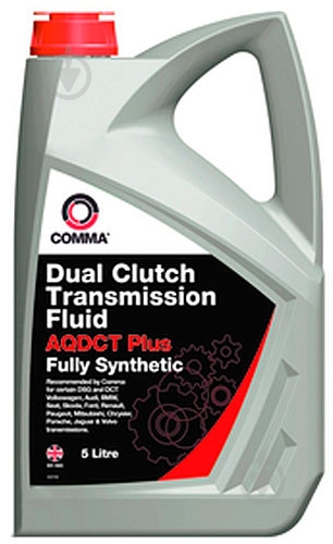 Масло трансмиссионное COMMA AQDCT PLUS 5 л (AQDCT PLUS 5L) - фото 1