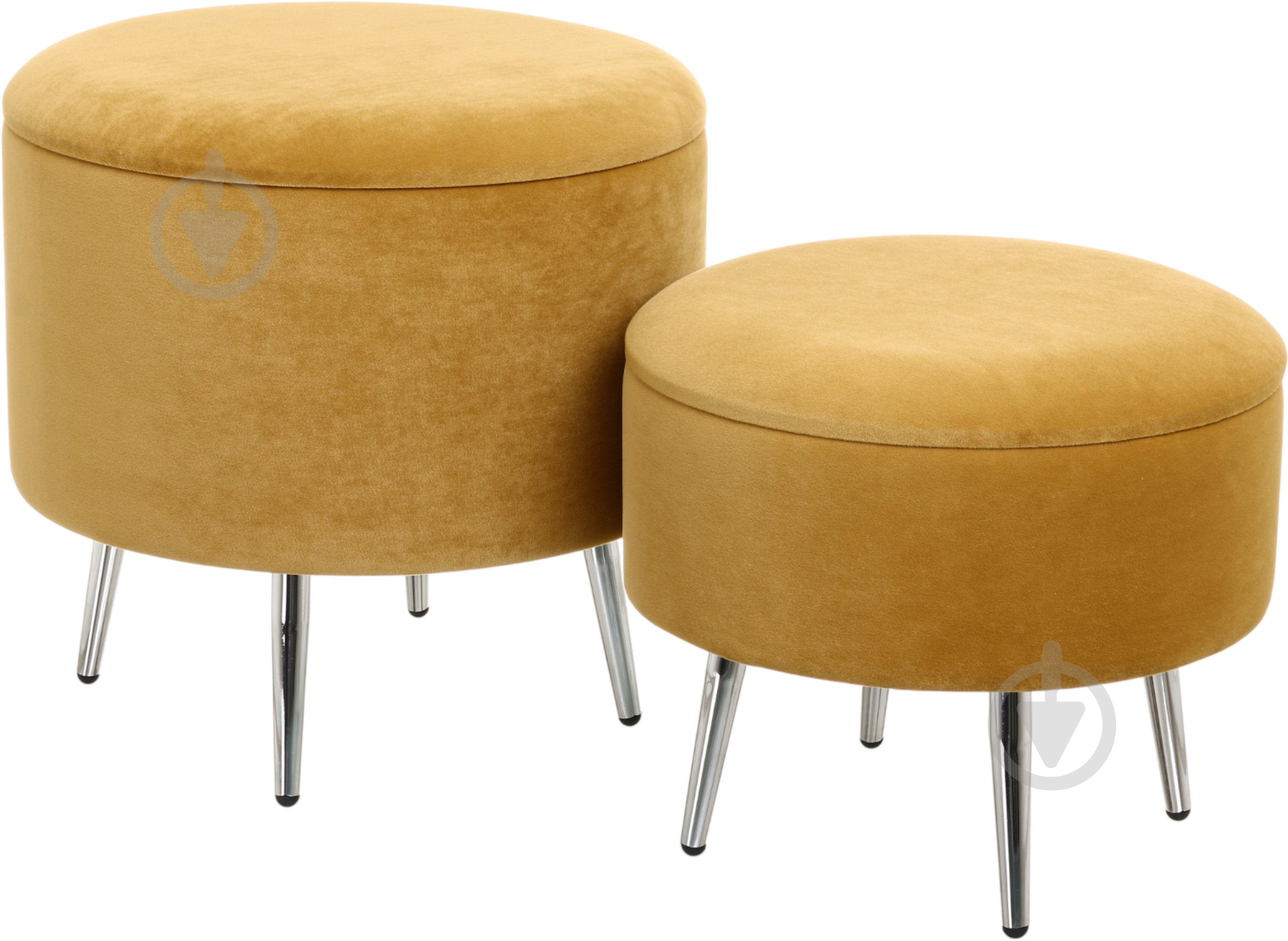 Скриня-пуф Sensio для зберігання Lumen 390х425х390 мм жовтий (VWF19B290VB-18C) - фото 4 Скриня-пуф Sensio для зберігання Lumen 390х425х390 мм жовтий (VWF19B290VB-18C) - фото 4