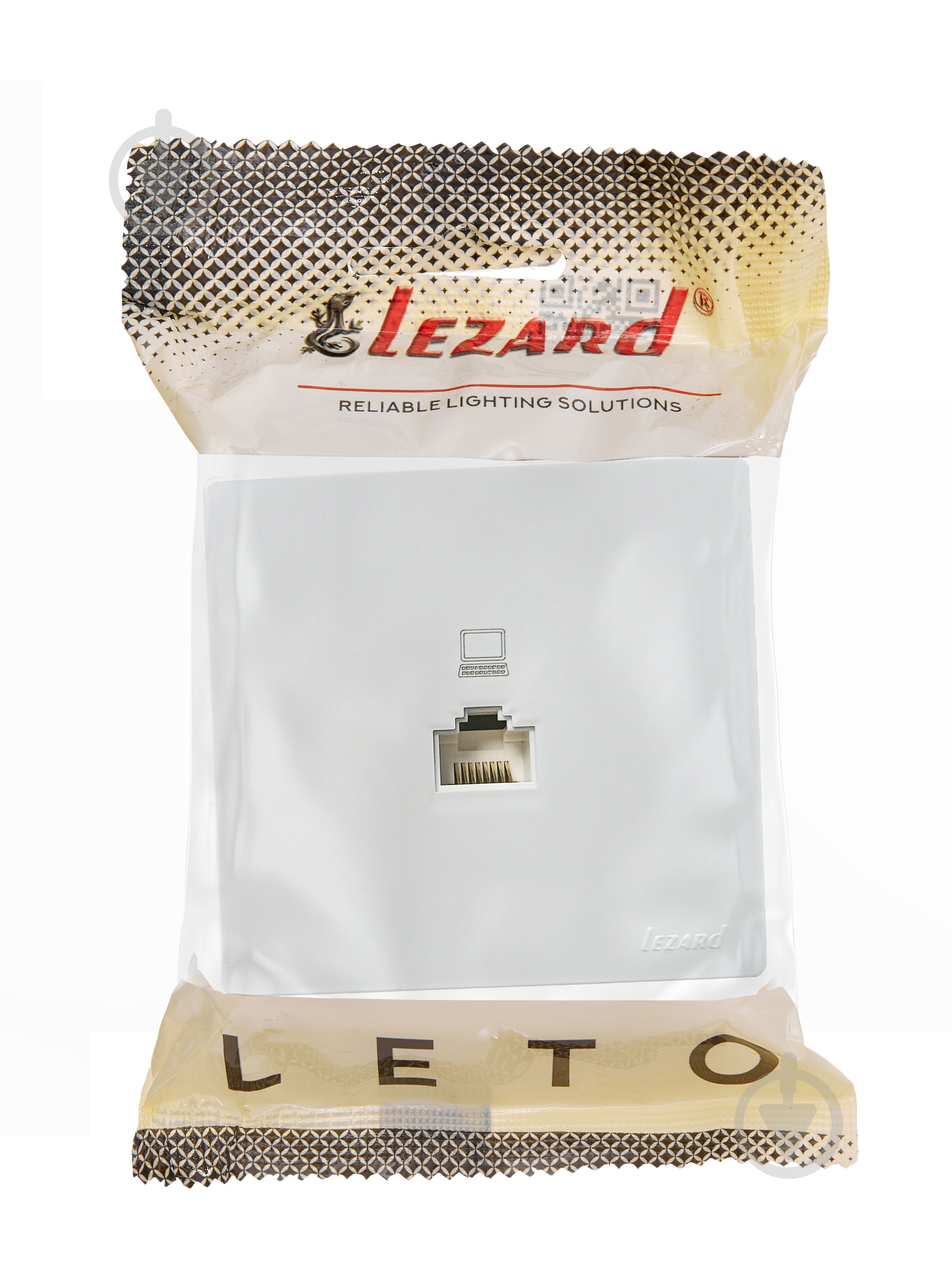 Розетка комп’ютерна Lezard LETO IP20 білий 752-0200-139 - фото 3