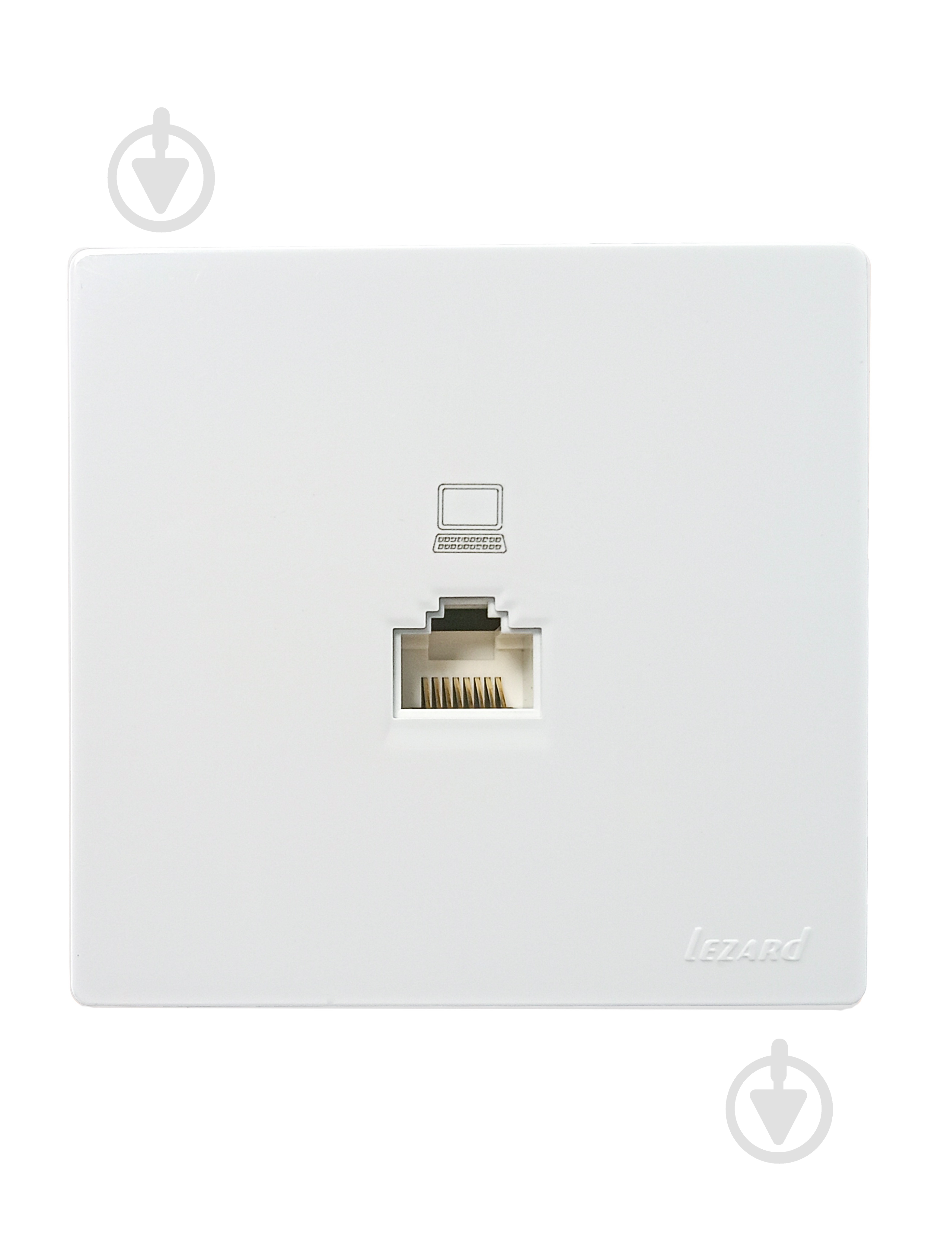Розетка комп’ютерна Lezard LETO IP20 білий 752-0200-139 - фото 1