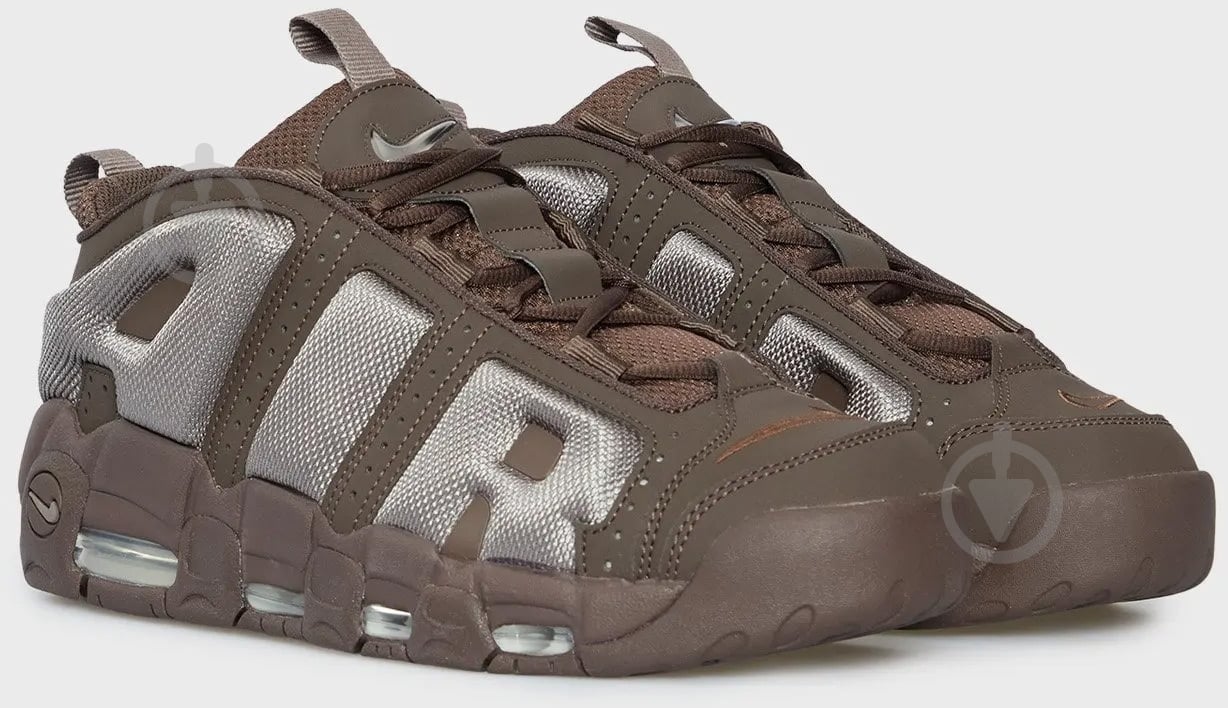 Кросівки чоловічі демісезонні Nike AIR MORE UPTEMPO LOW FZ3055-200 р.41 коричневі - фото 3