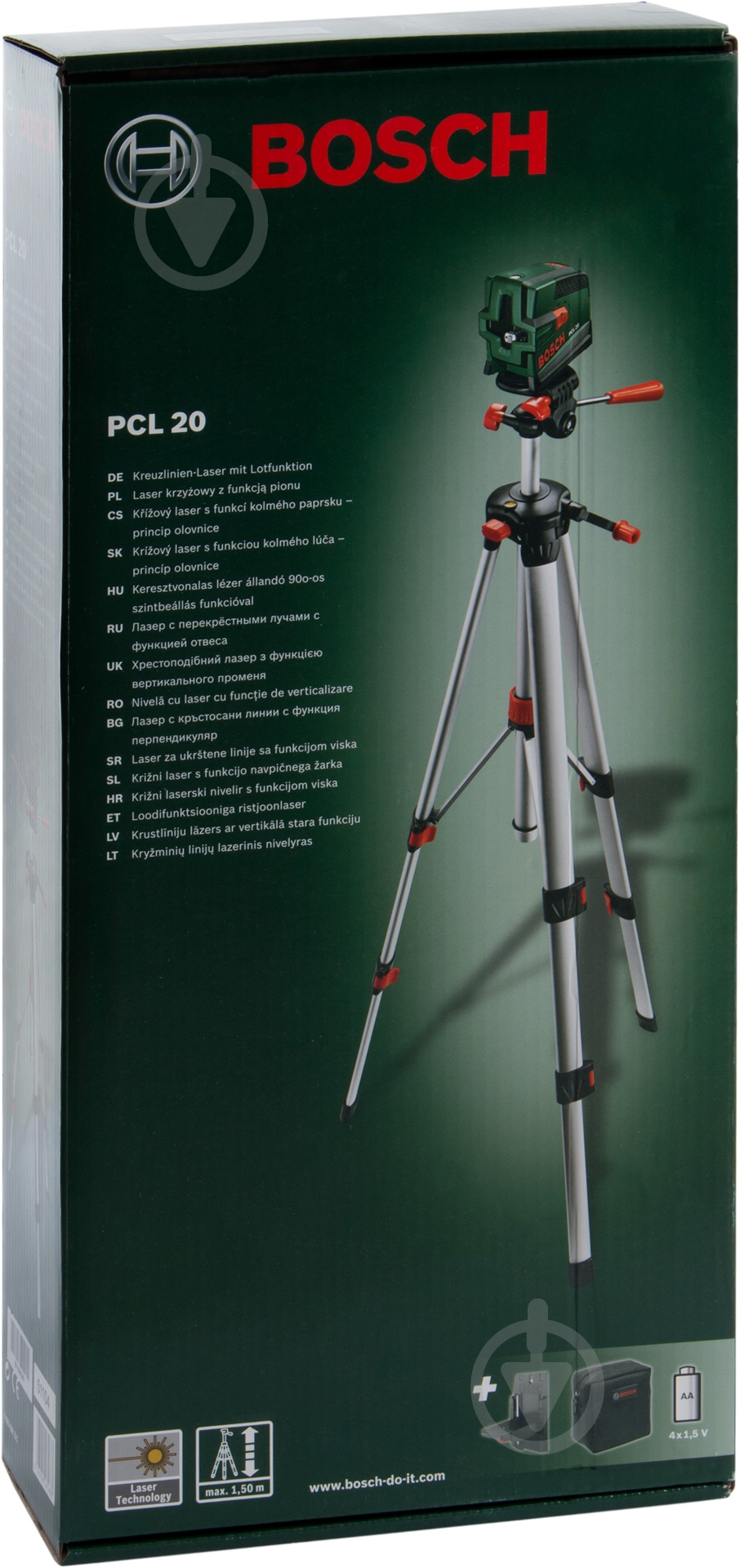 Нивелир лазерный Bosch   PCL 20 SET 0603008221 - фото 7
