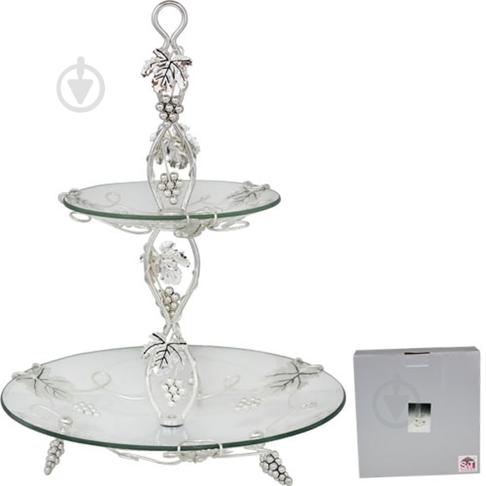 Фруктовница двухъярусная S&T Виноград 37237 - фото 1