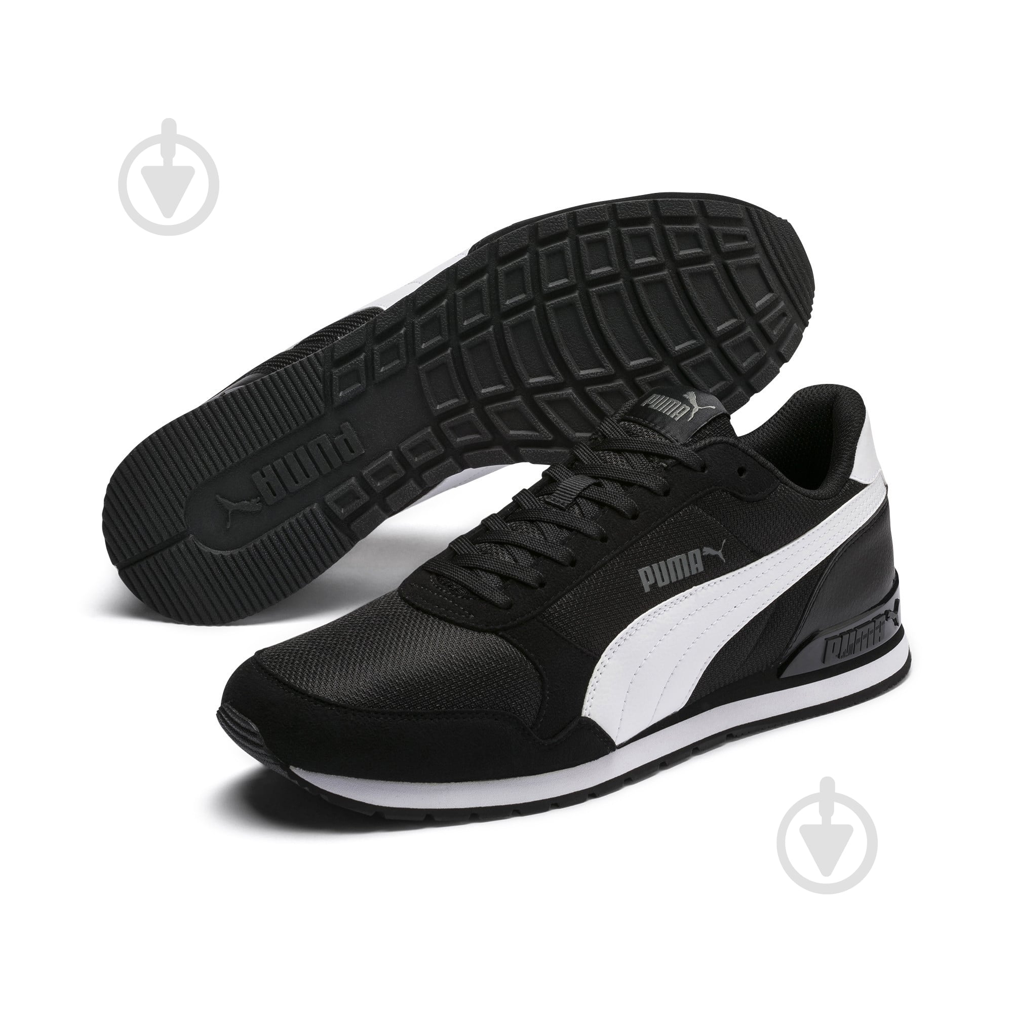 Кроссовки мужские демисезонные Puma ST Runner v2 Mesh 36681105 р.44,5 черные - фото 2 Кроссовки мужские демисезонные Puma ST Runner v2 Mesh 36681105 р.44,5 черные - фото 2