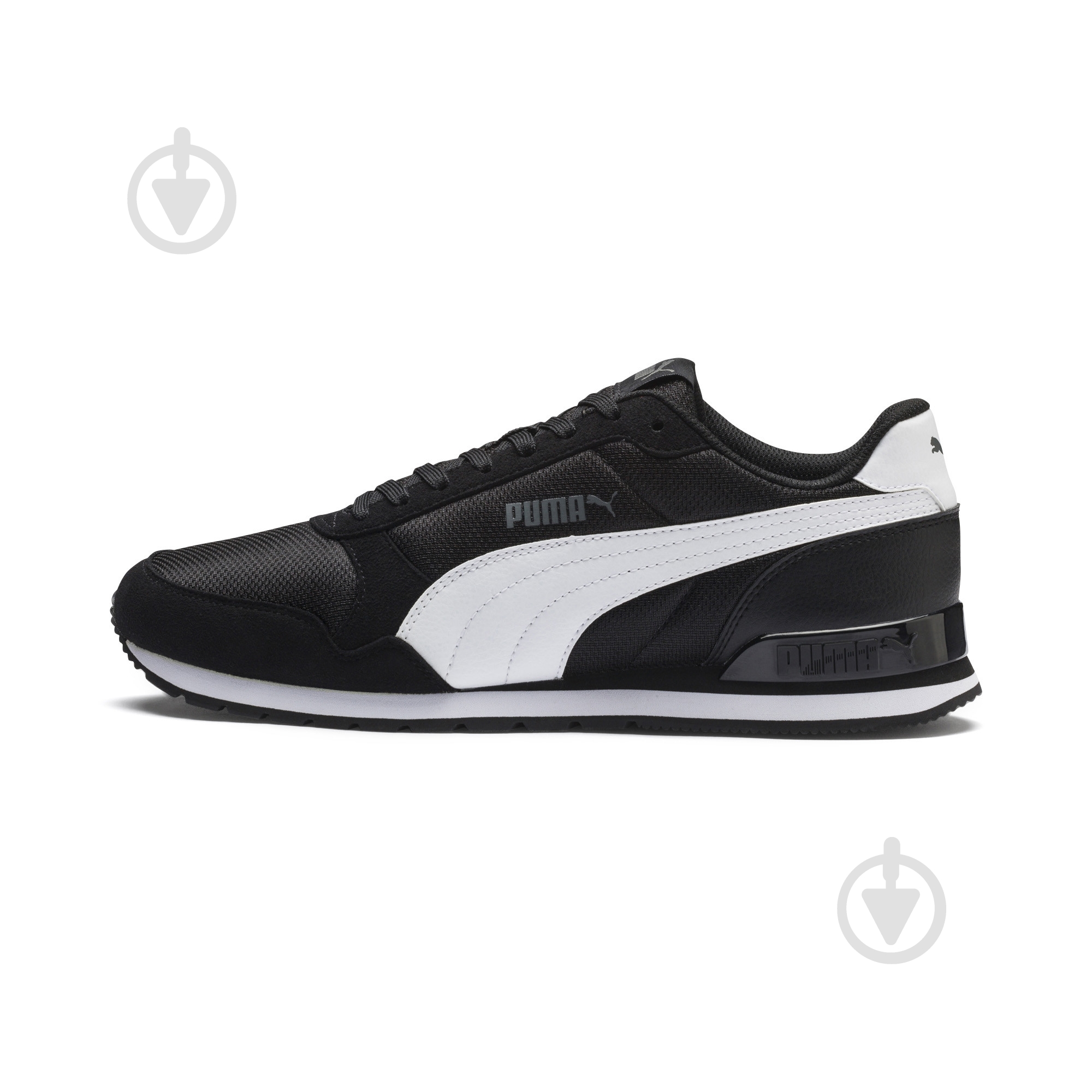 Кросівки чоловічі демісезонні Puma ST Runner v2 Mesh 36681105 р.40,5 чорні - фото 1