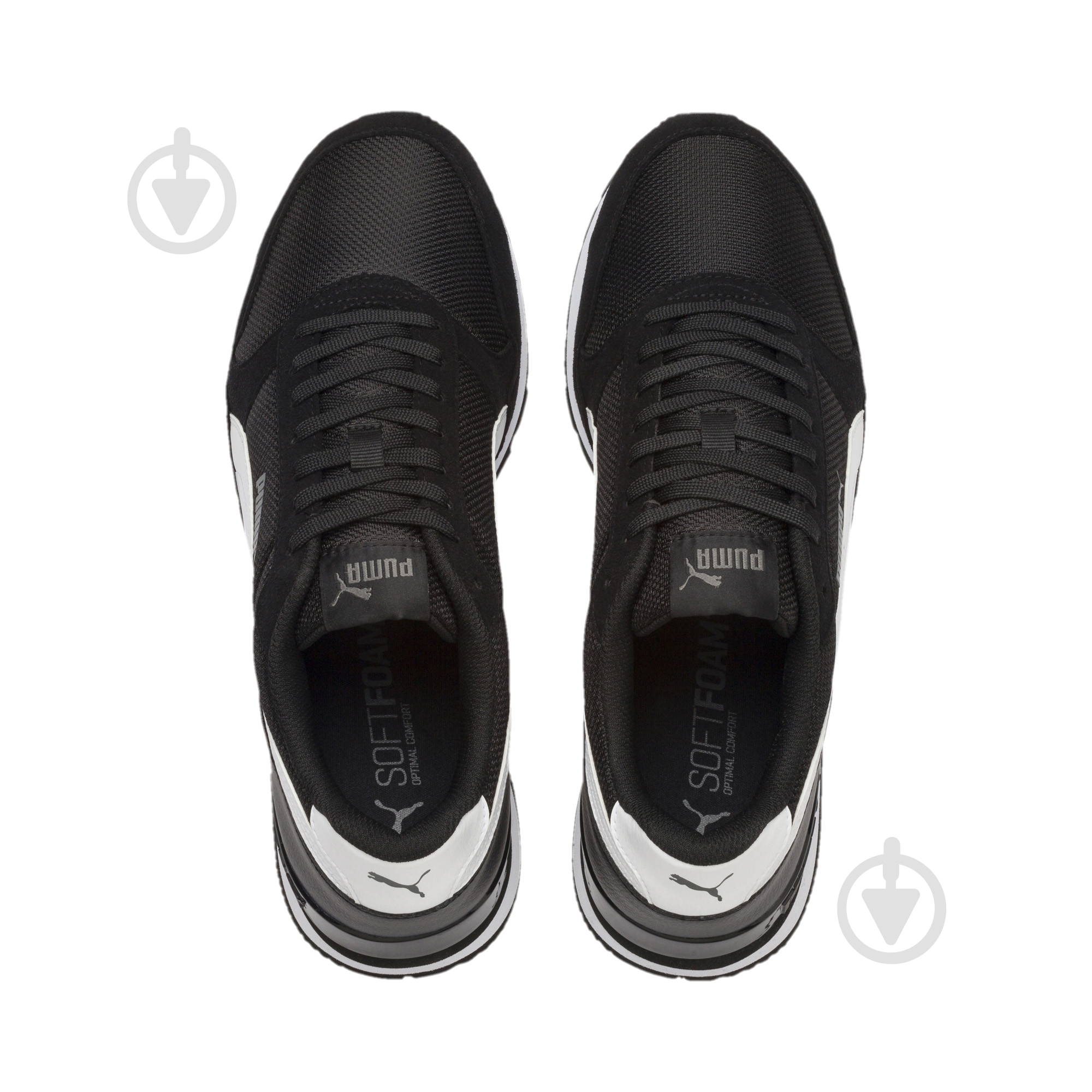 Кросівки чоловічі демісезонні Puma ST Runner v2 Mesh 36681105 р.40,5 чорні - фото 6