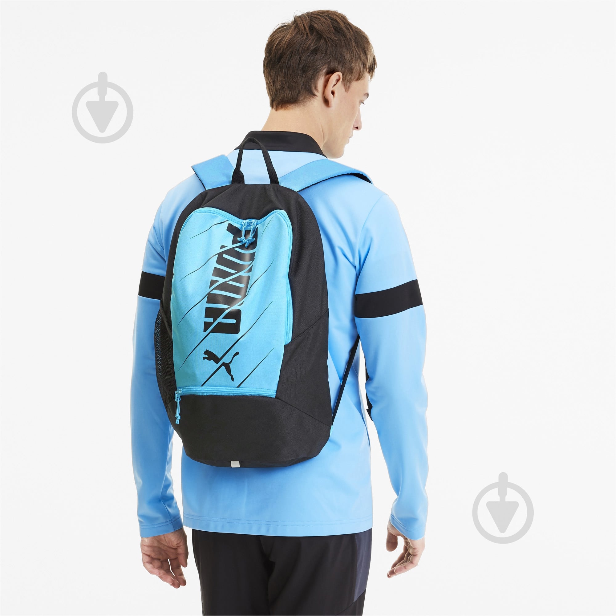 Рюкзак Puma ftblPLAY Backpack 7653516 32 л голубой - фото 3 Рюкзак Puma ftblPLAY Backpack 7653516 32 л голубой - фото 3