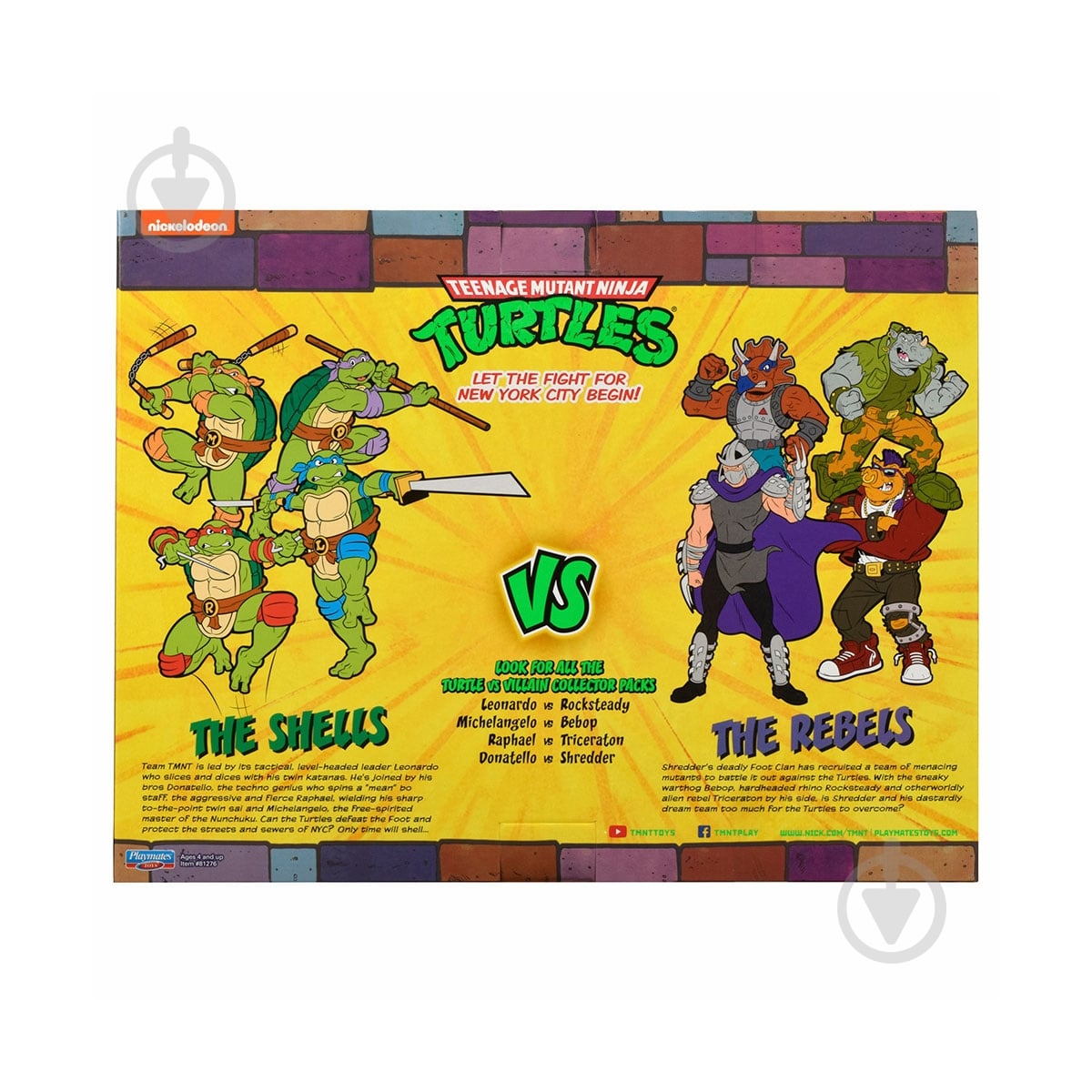 Фигурка TMNT Леонардо против Рокстеди 81276 - фото 6