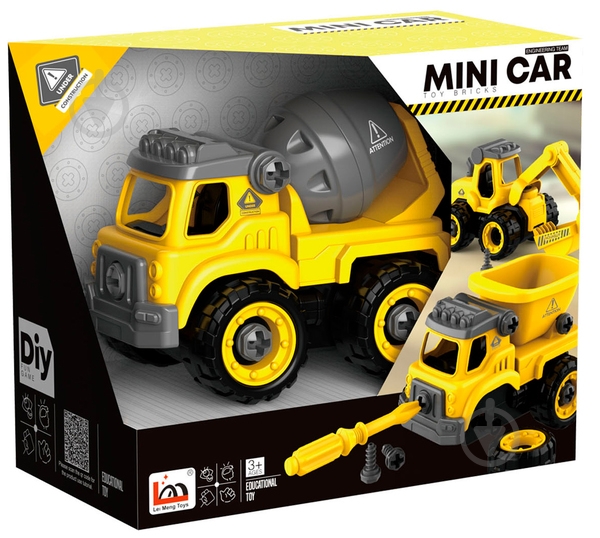 Конструктор DIY Spatial Creativity Бетономешалка 6548091 - фото 1 Конструктор DIY Spatial Creativity Бетономешалка 6548091 - фото 1