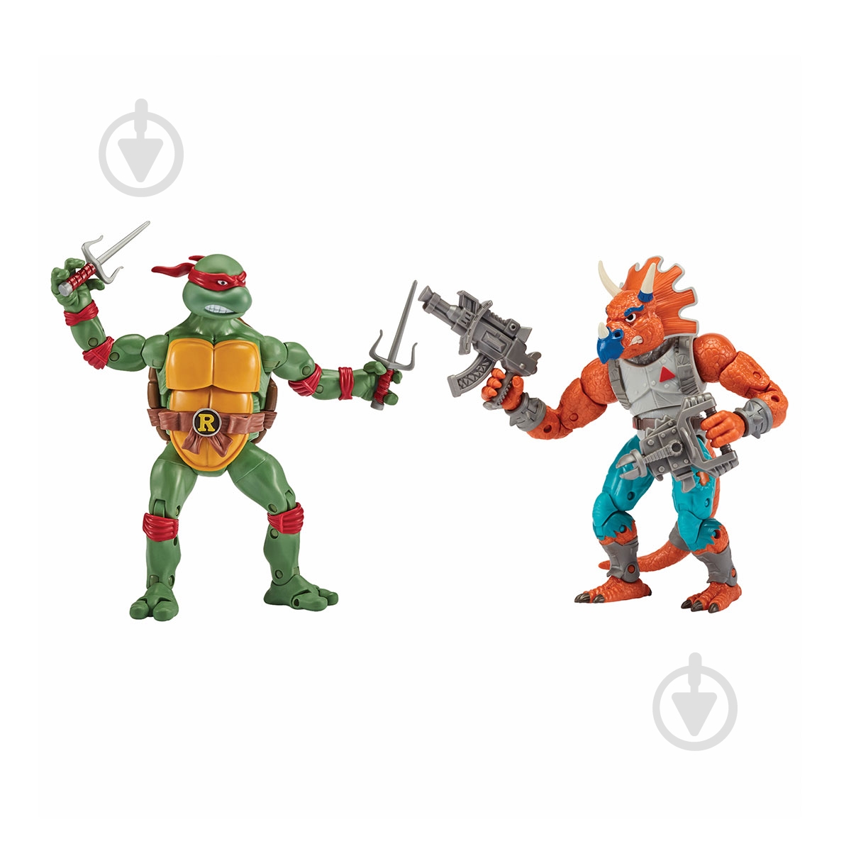 Фигурка TMNT Рафаэль против Трицератона 81278 - фото 1