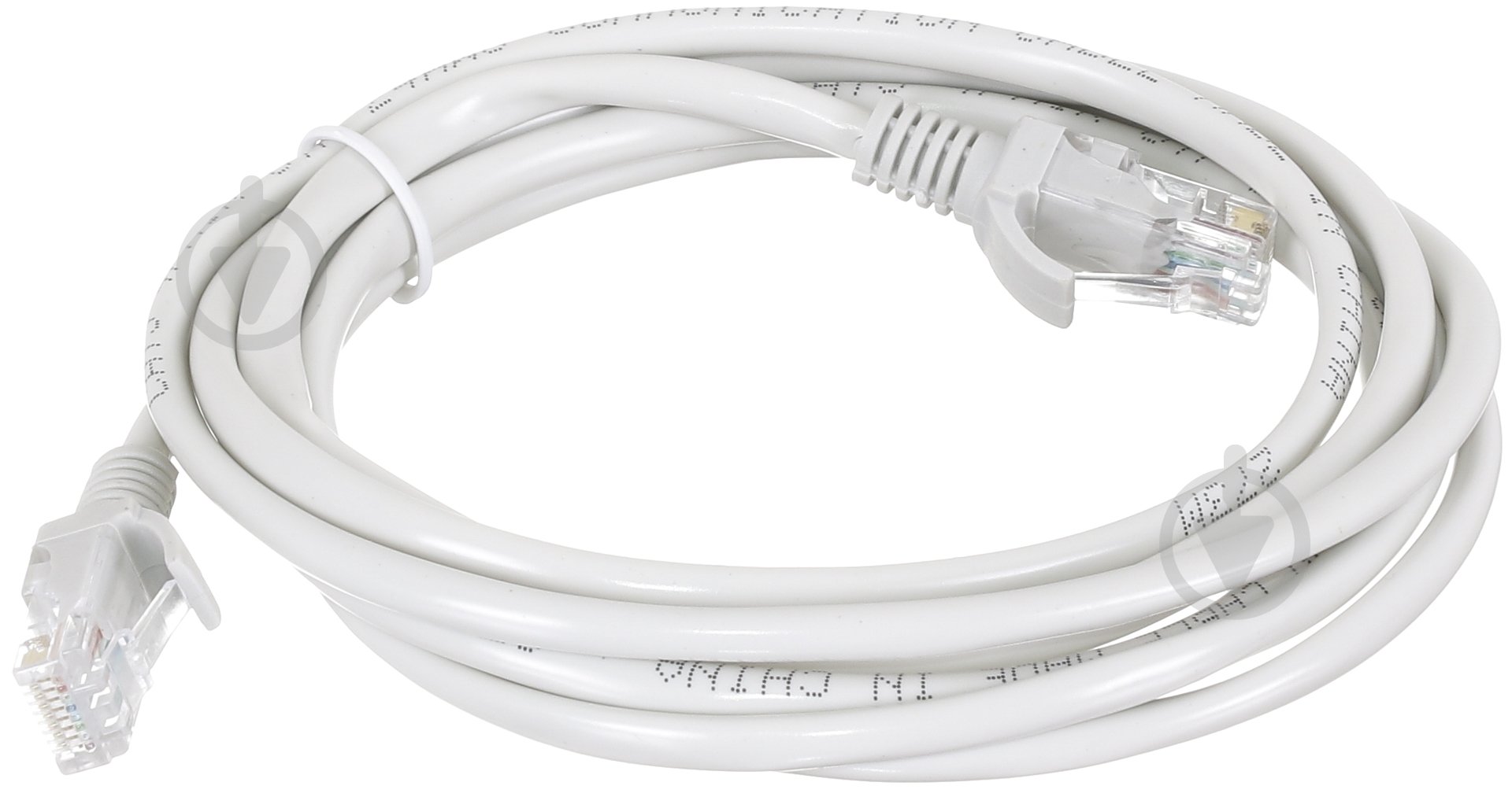 Патч-корд ЕМТ RJ-45-RJ-45 2 м серый (4-0202У) UTP cat.5e - фото 2