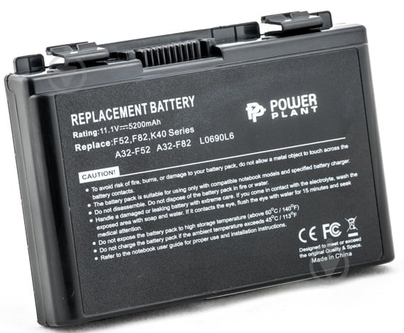 Аккумулятор PowerPlant Asus F82 (A32-F82, AS F82 3S2P) 11.1 V 5200 mAh NB00000058 - фото 1 Аккумулятор PowerPlant Asus F82 (A32-F82, AS F82 3S2P) 11.1 V 5200 mAh NB00000058 - фото 1