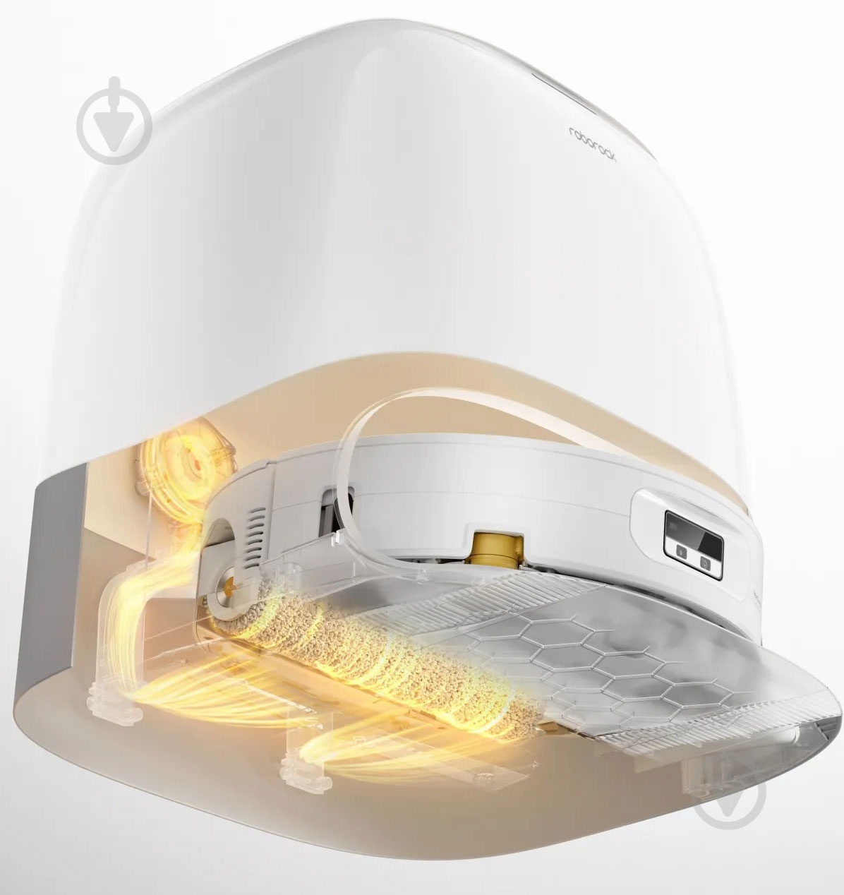 Робот-пылесос Roborock Qrevo Curv 2 Flow white - фото 30