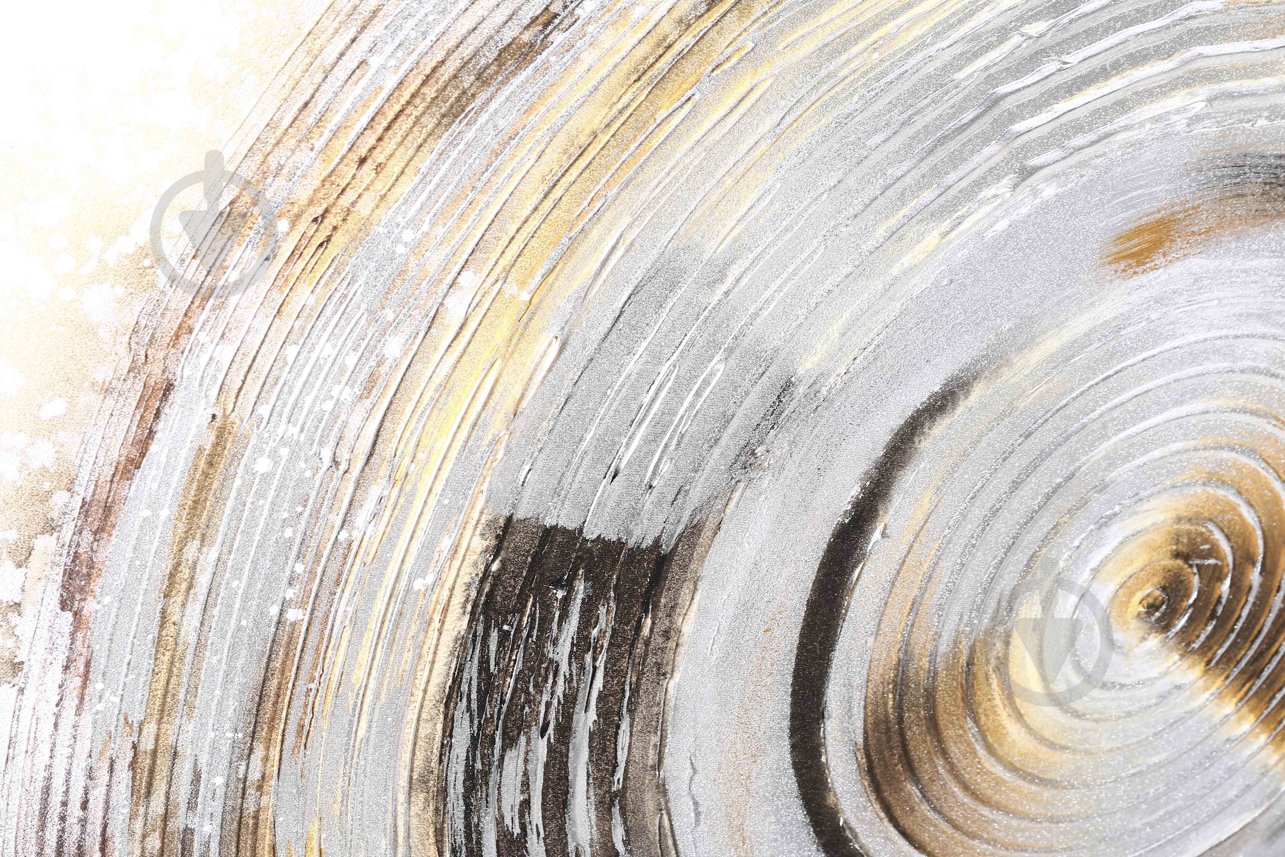 Картина ручной работы Circle рельефный рисунок 100x100 см Sensio C-2198B - фото 4