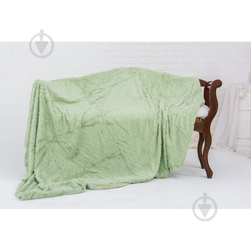 Плед №1004 Damask 180x200 см mint MirSon - фото 1 Плед №1004 Damask 180x200 см mint MirSon - фото 1