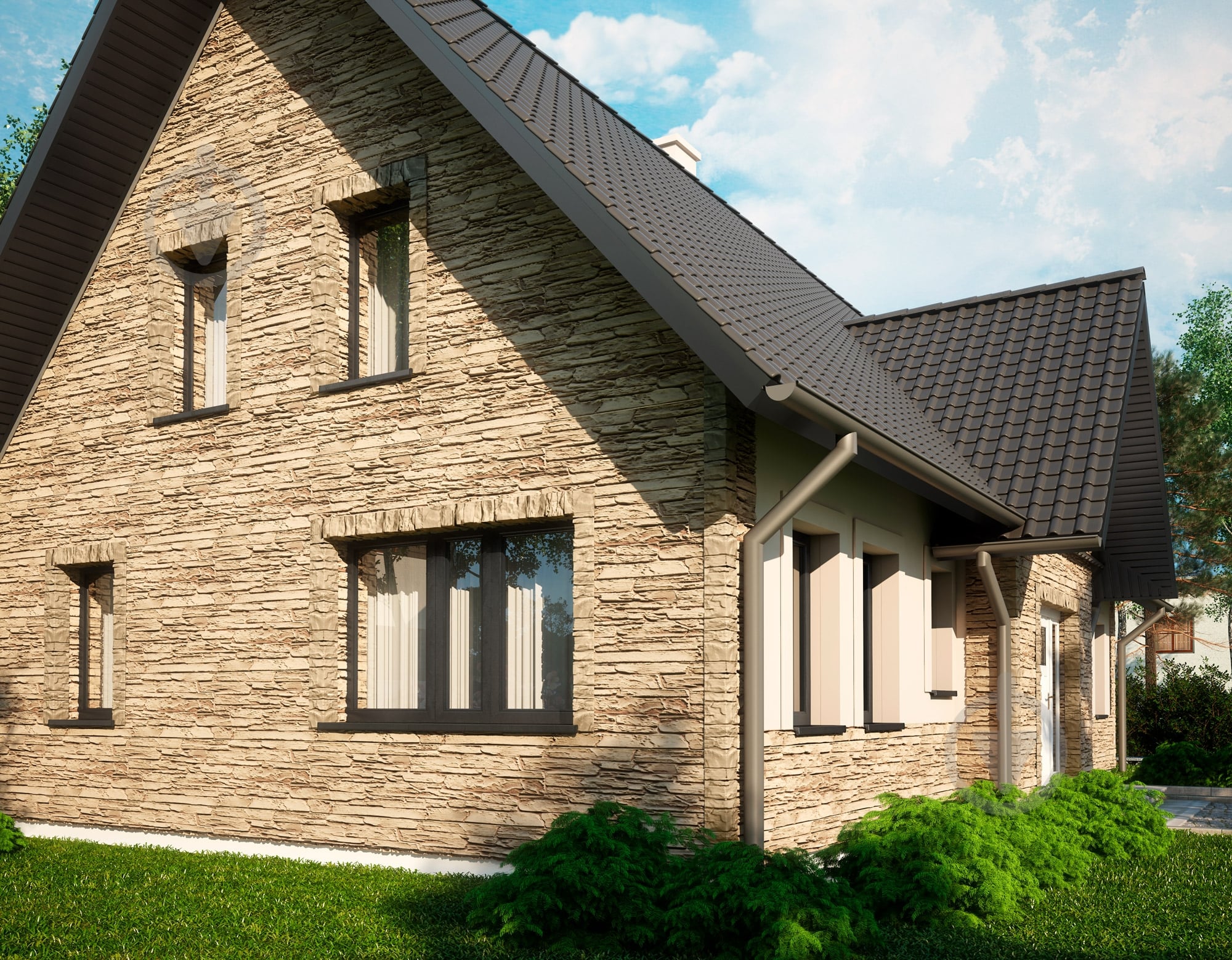 Панель фасадная VOX Solid Stone Calabria 1x0,42 м (0,42 м.кв) - фото 2