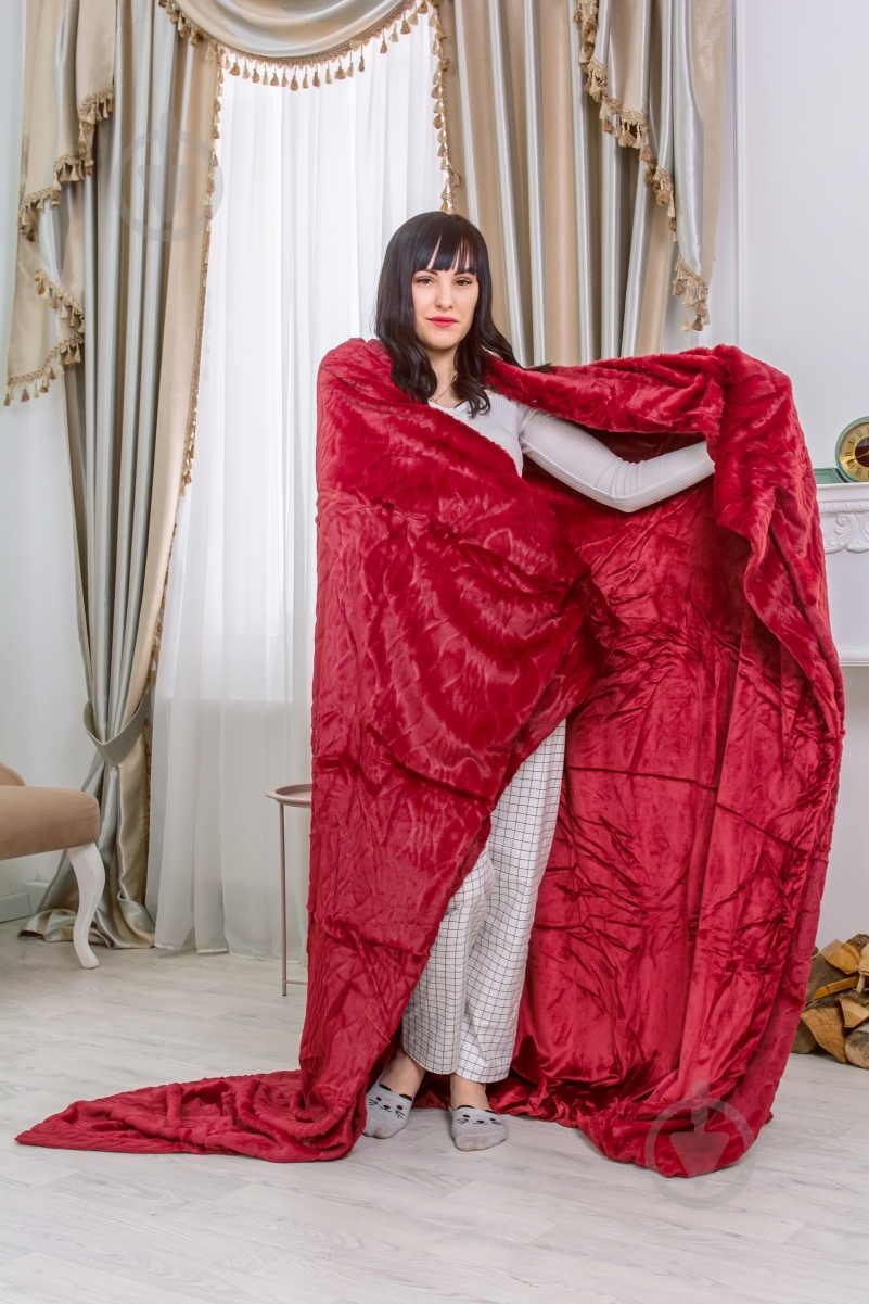 Плед №1005 Damask 180x200 см red MirSon - фото 6 Плед №1005 Damask 180x200 см red MirSon - фото 6