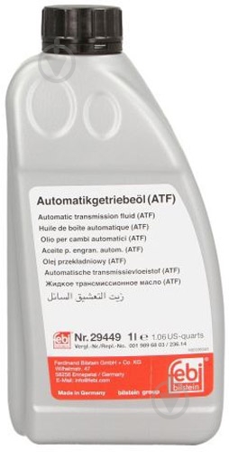 Масло трансмиссионное FEBI MB 236.14 ATF 1 л (FE29449) - фото 1