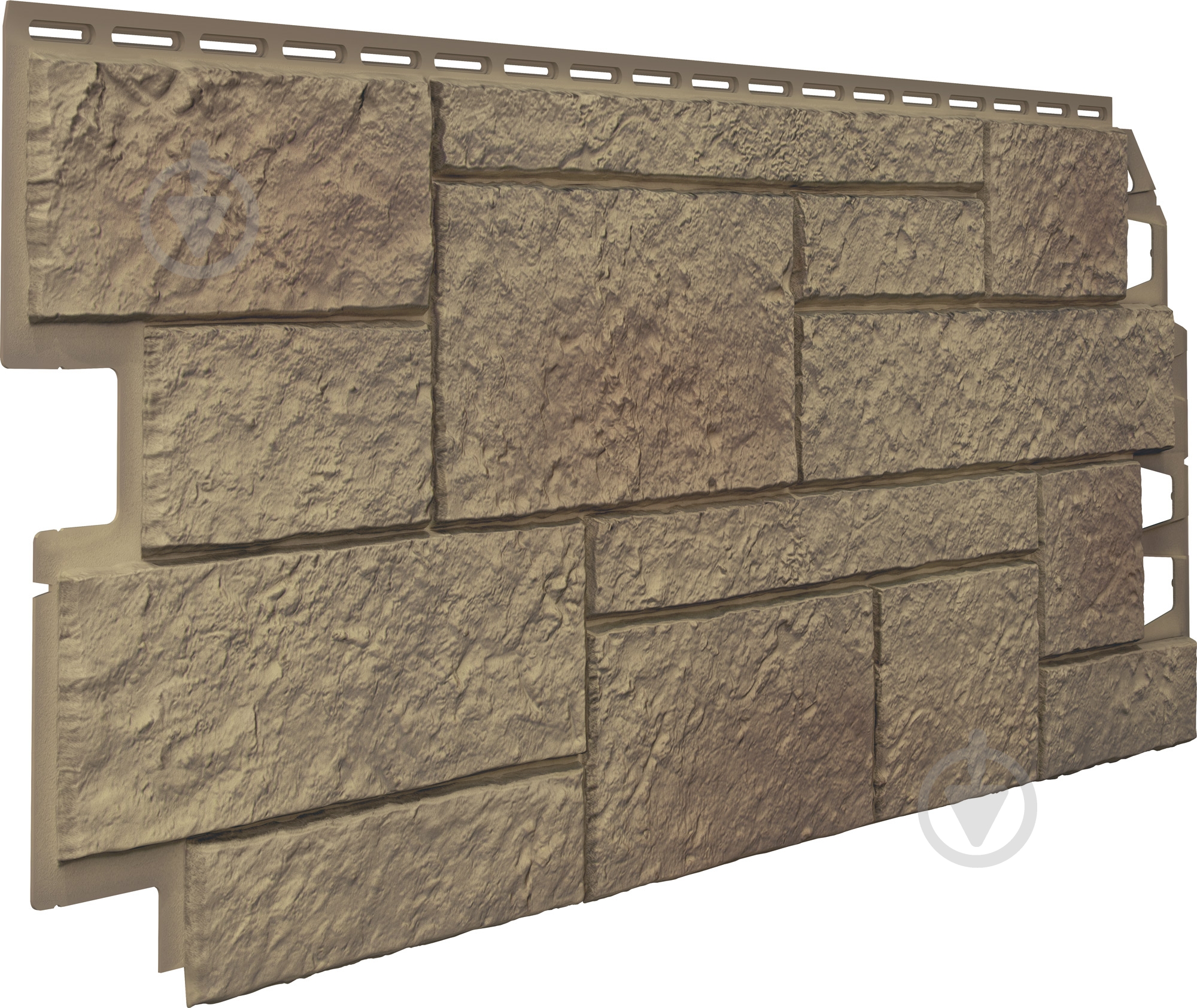 Панель фасадная VOX Solid Sandstone Light Brown 1x0,42 м (0,42 м.кв) - фото 1