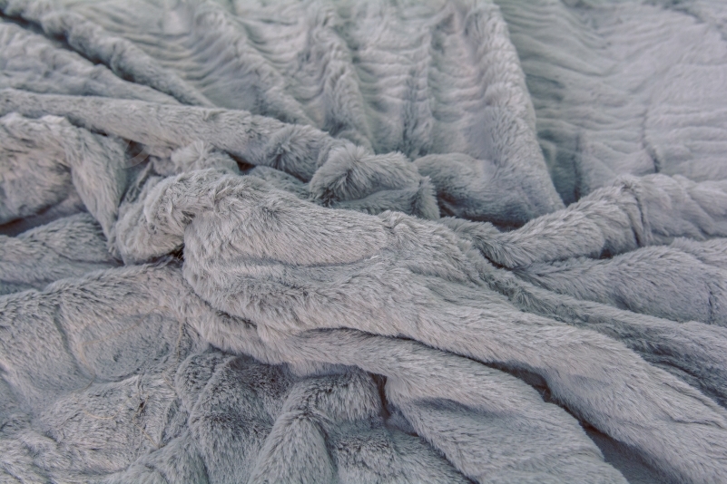 Плед №1007 Damask 200x230 см light gray MirSon - фото 3