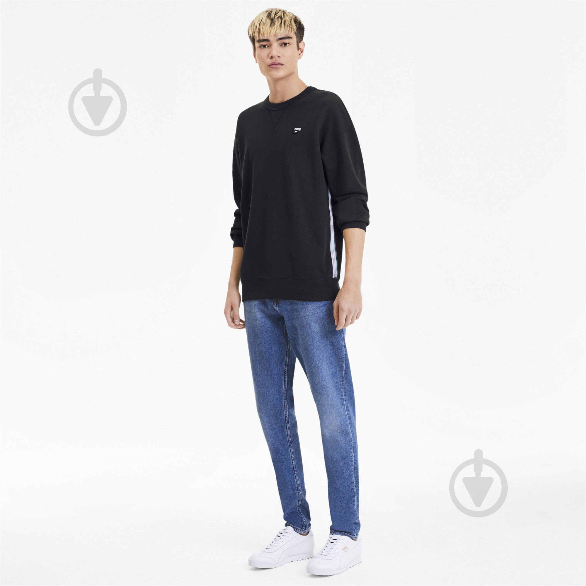 Свитшот Puma Downtown Crew 59636801 р. M черный - фото 5
