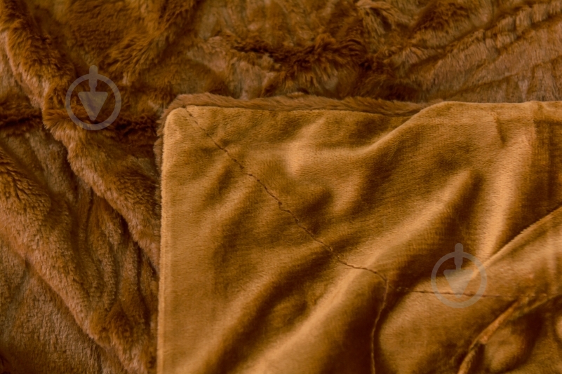 Плед №1008 Damask 150x200 см brown MirSon - фото 4