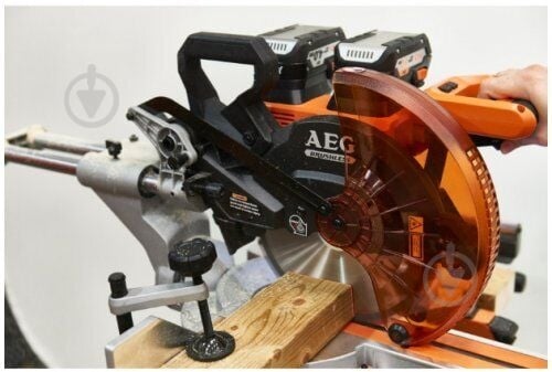 Пила торцовочная AEG безщеточная аккумуляторная BPS18-254BL-0 - фото 2 Пила торцовочная AEG безщеточная аккумуляторная BPS18-254BL-0 - фото 2