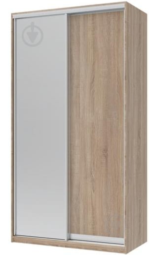 Шафа-купе Сіті Лайт Doros 1200x450x2250 мм дуб сонома двері ДСП/дзеркало - фото 1
