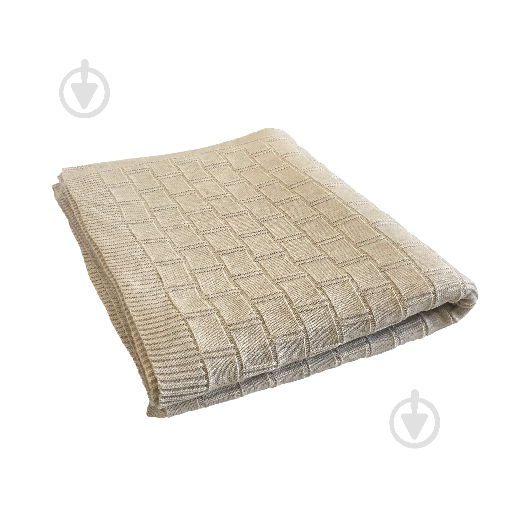 Плед Touch 90x130 см бежевый Прованс - фото 2