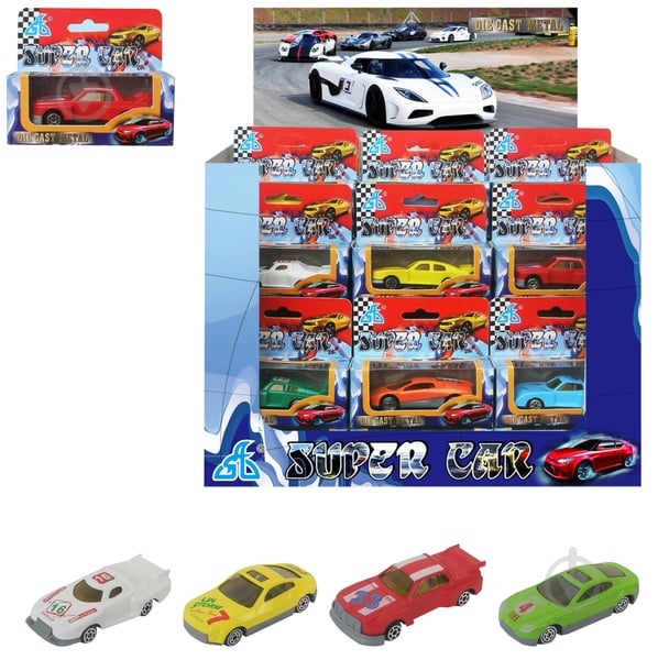 Машинка GW мини Super Car в ассортименте 6688590 - фото 1