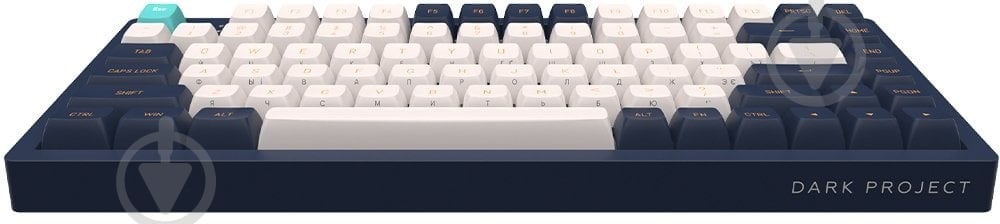 Клавіатура Dark Project KD83A (DPP83_GSH_NAVY_ANSI_UA) ivory/navy blue - фото 6