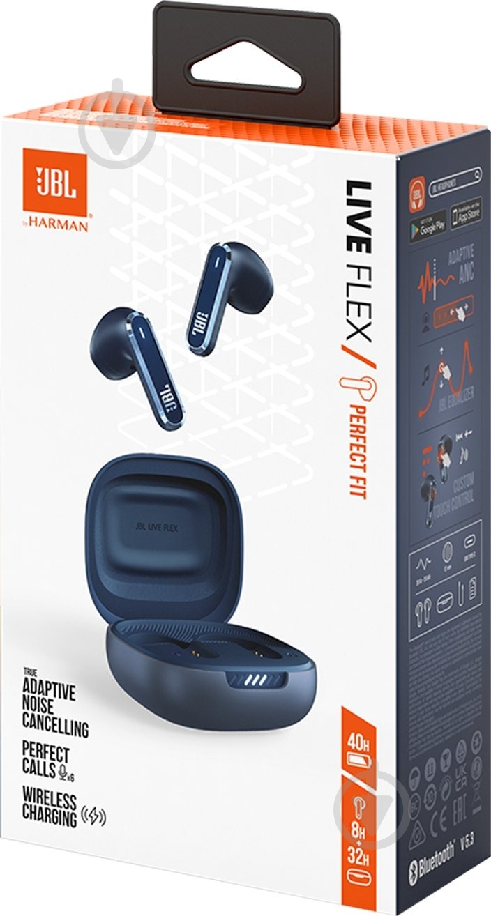 Наушники JBL Live Flex blue (JBLLIVEFLEXBLU) - фото 13