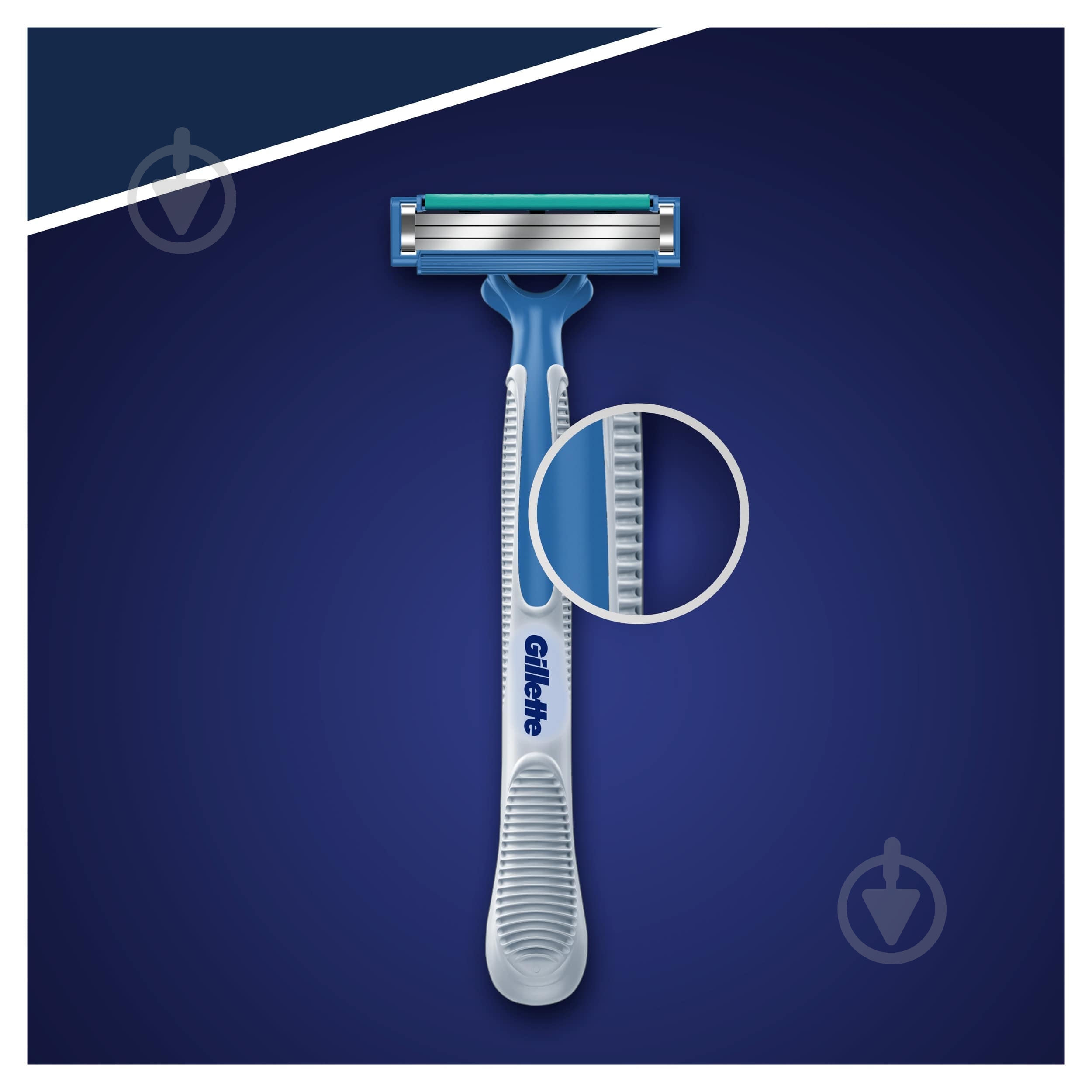 Станки одноразовые Gillette Blue 3 Simple 4 шт. - фото 6 Станки одноразовые Gillette Blue 3 Simple 4 шт. - фото 6