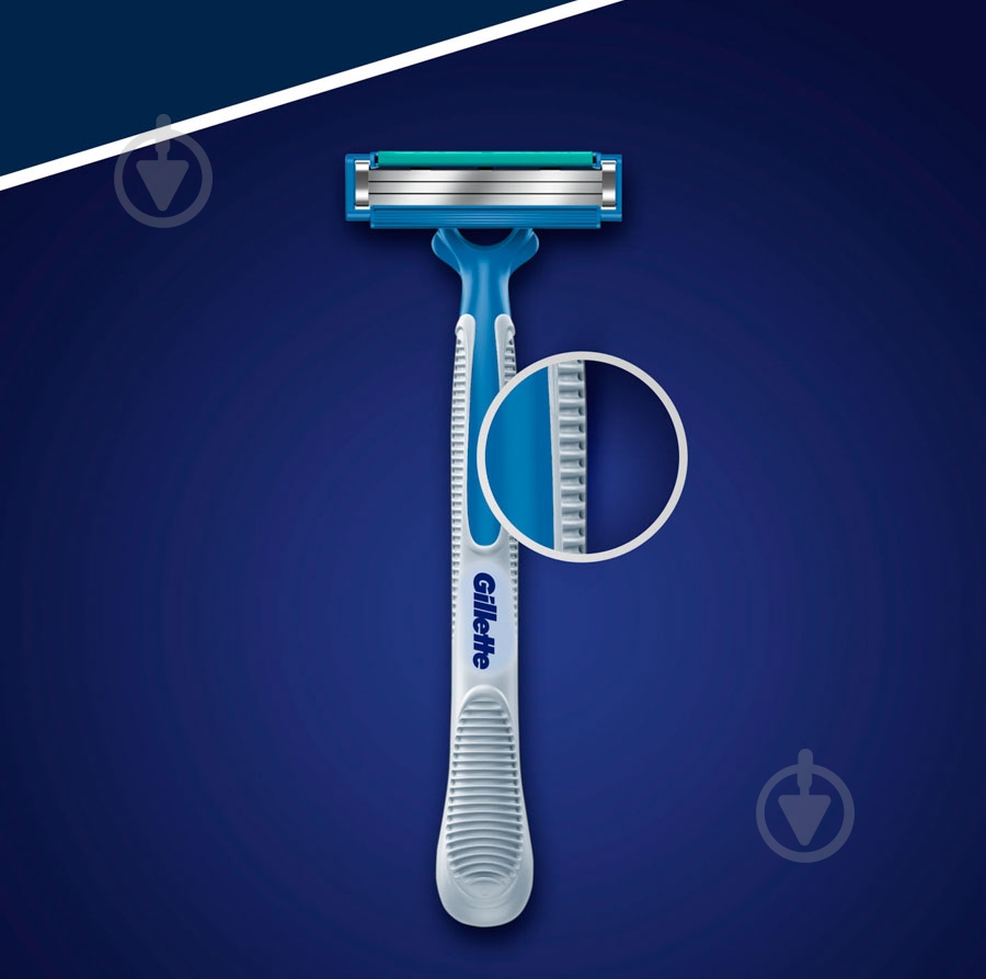 Станки одноразовые Gillette Blue 3 Simple 4 шт. - фото 9 Станки одноразовые Gillette Blue 3 Simple 4 шт. - фото 9