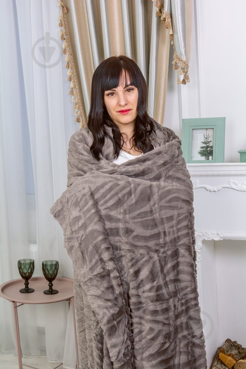 Плед №1011 Aurora 150x200 см Graphite MirSon - фото 7