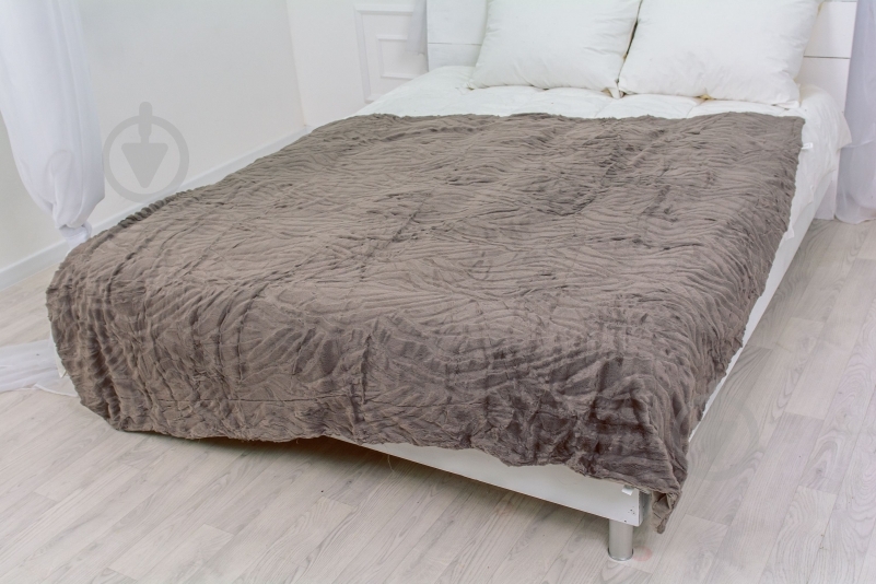 Плед №1011 Aurora 180x200 см Graphite MirSon - фото 2