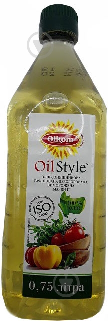 Масло подсолнечное Олком ™ 750 мл - фото 1