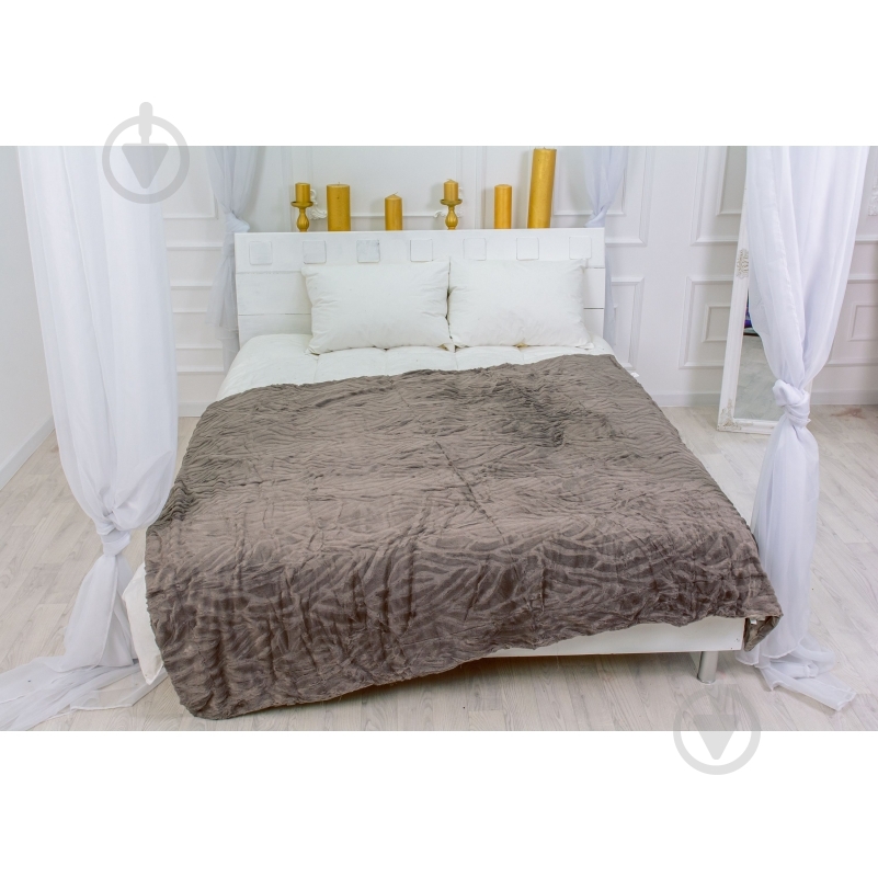 Плед №1011 Aurora 200x230 см Graphite MirSon - фото 1