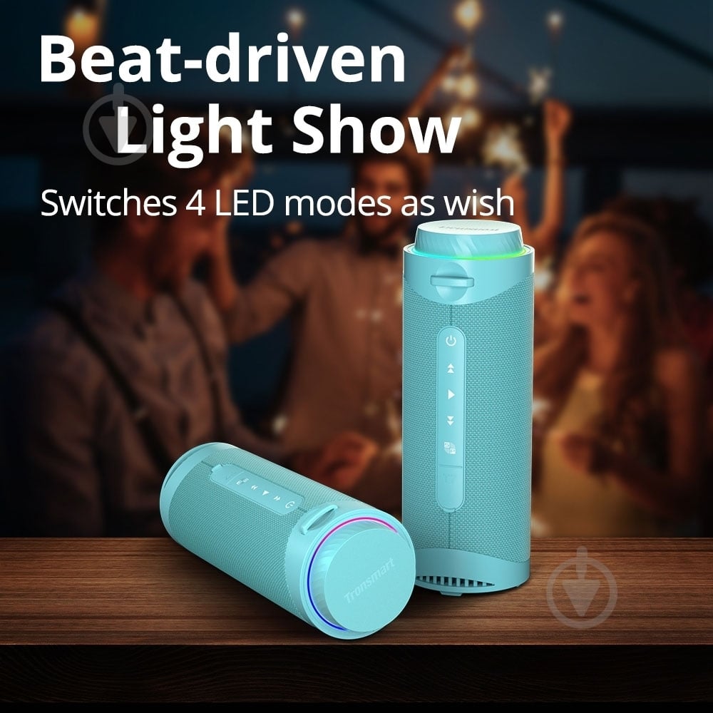 Акустическая система Tronsmart T7 2.0 turquoise (1030840) - фото 8