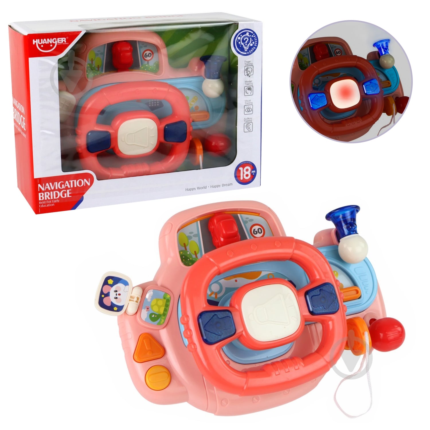 Игрушка музыкальная Shantou Руль HE0542 - фото 1