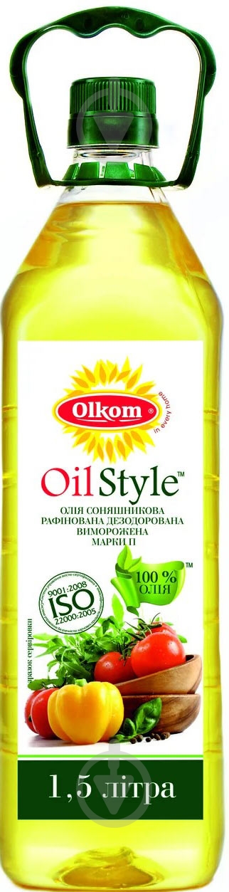Масло подсолнечное Олком ™ 1,5 л - фото 1 Масло подсолнечное Олком ™ 1,5 л - фото 1