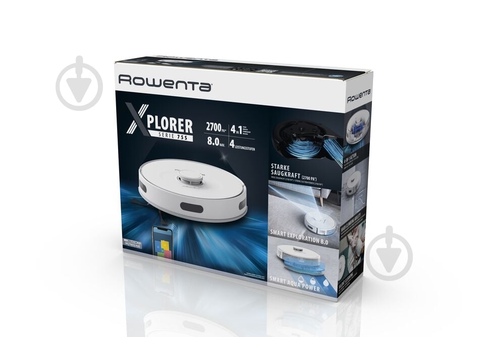 Робот-пилосос Rowenta X-PLORER Serie 75 S RR8567WH white - фото 15
