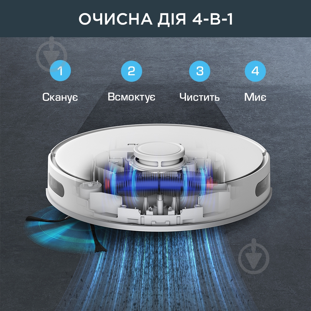 Робот-пылесос Rowenta X-PLORER Serie 75 S+ RR8587WH white - фото 5 Робот-пылесос Rowenta X-PLORER Serie 75 S+ RR8587WH white - фото 5