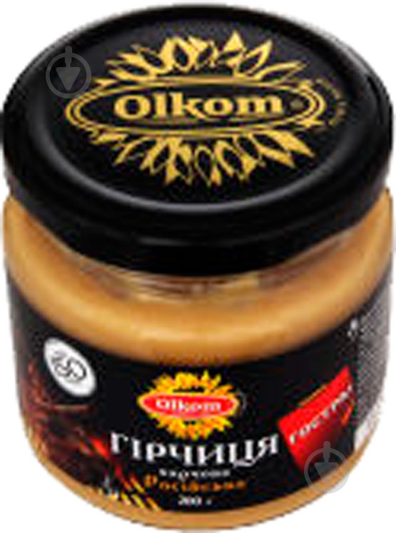 Горчица Олком ™ Российская 200 гр - фото 2 Горчица Олком ™ Российская 200 гр - фото 2