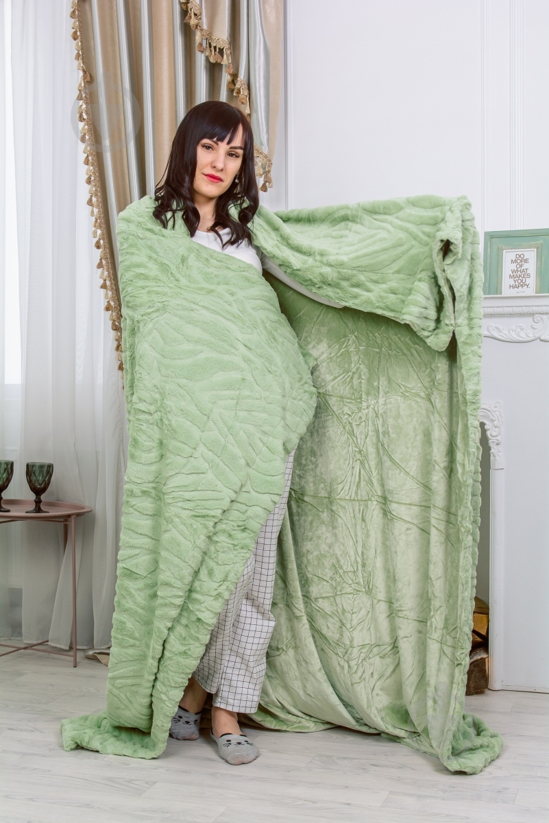 Плед №1014 Aurora 150x200 см mint MirSon - фото 4 Плед №1014 Aurora 150x200 см mint MirSon - фото 4