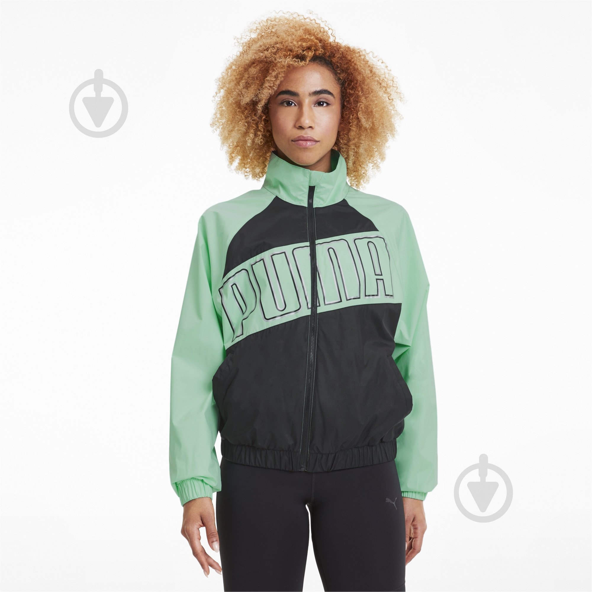 Ветровка женская демисезонная Puma Feel It Windbreaker 51893002 р.S черная - фото 1