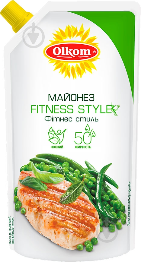 Майонез Fitness style 50% 330 гр - фото 1