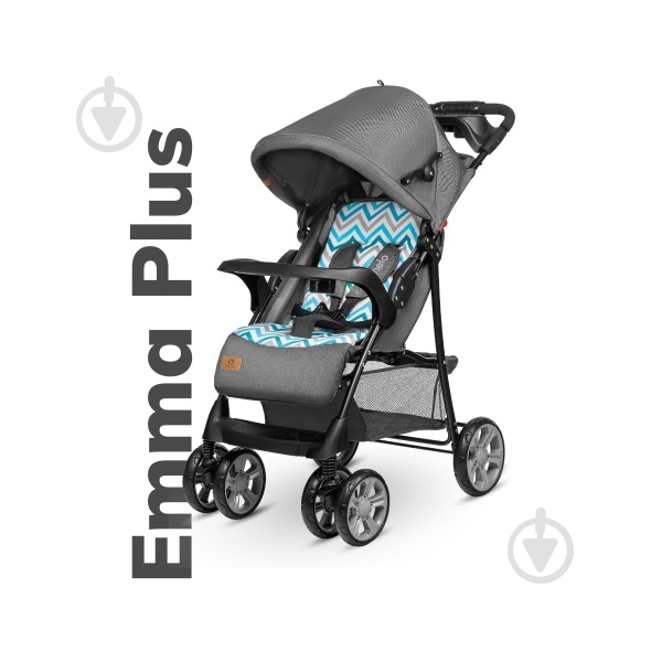 Коляска прогулочная Lionelo Emma Plus Blue Scandi - фото 5 Коляска прогулочная Lionelo Emma Plus Blue Scandi - фото 5