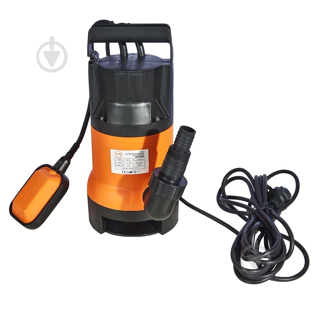 Насос заглибний Powercraft дренажний DD 750fn - фото 1