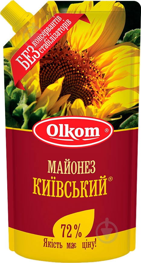 Майонез Київський 72% 360 гр - фото 1